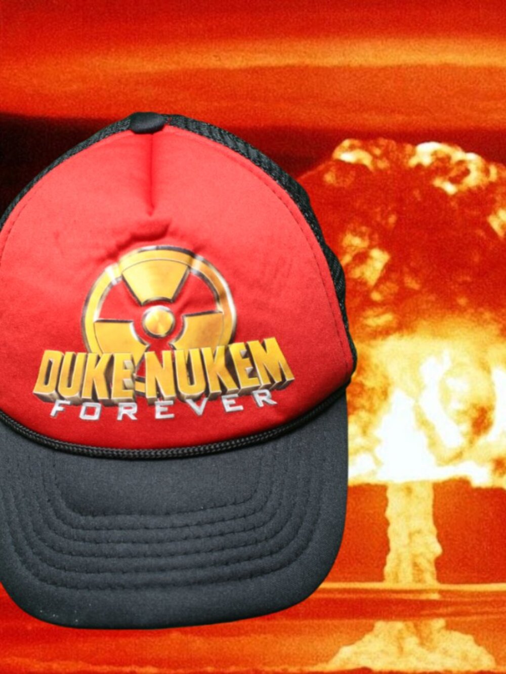 DUKE NUKEM FOREVER HAT Hat Cap 2K Video Game Youth Trucker D2